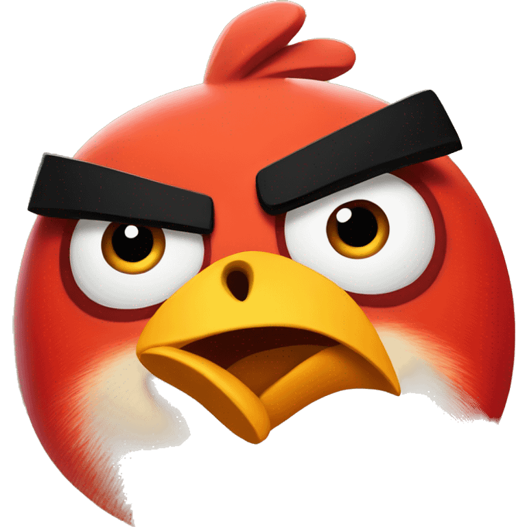 Angry birds chuck emoji