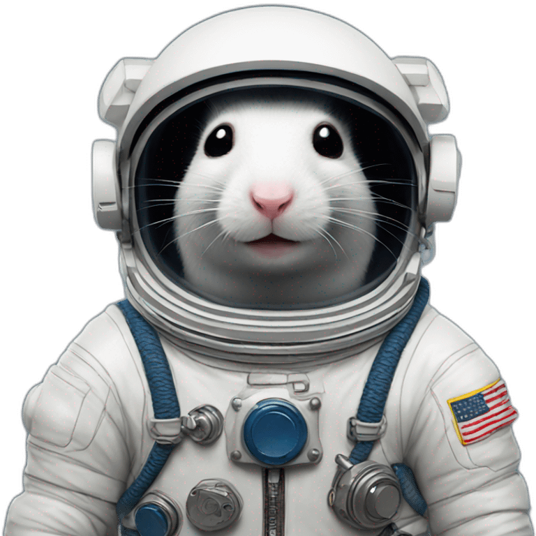 astronaut rat emoji