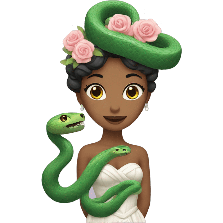 snake bride emoji