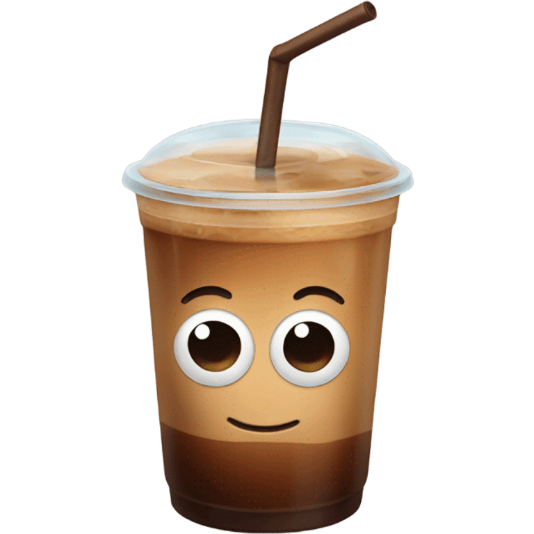 Iced coffee emoji