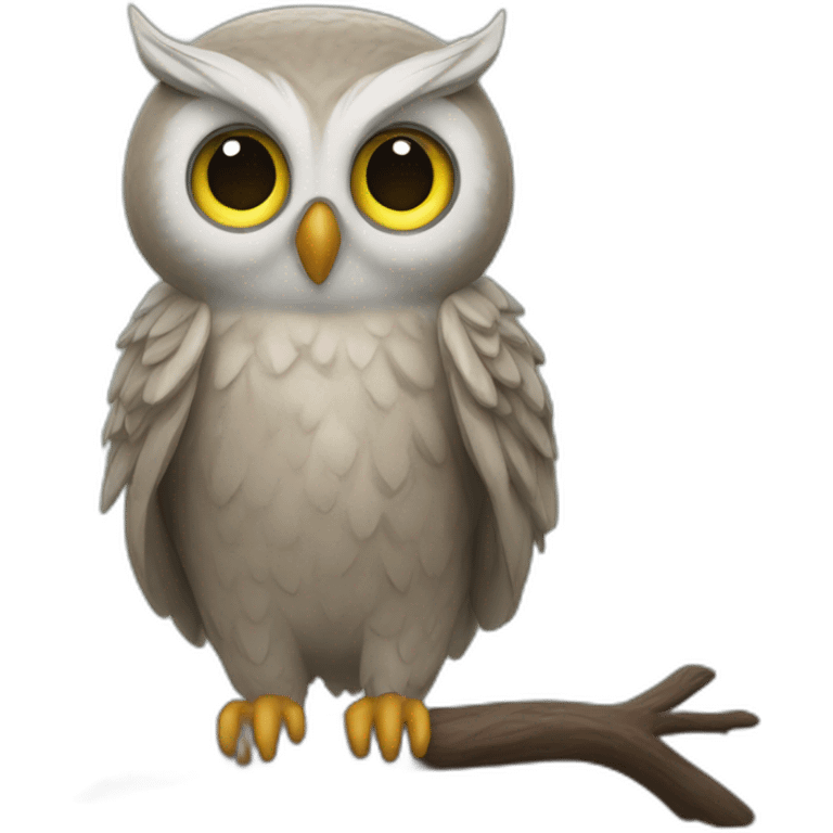 owl deploying in friday emoji