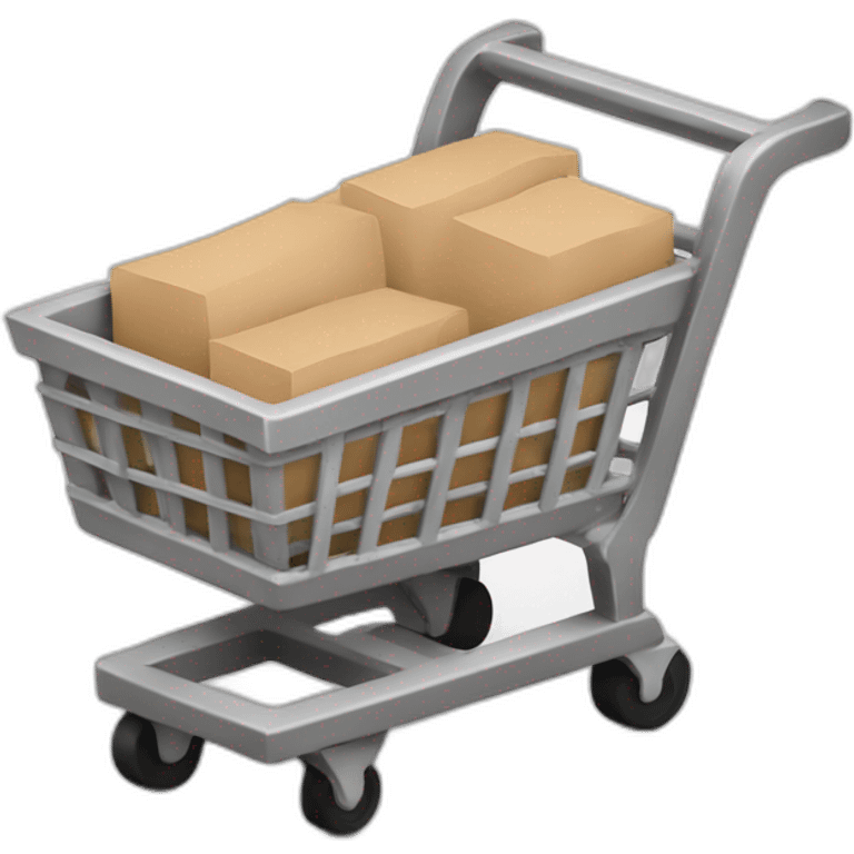 empty cart (style black white gray ) coffe  emoji