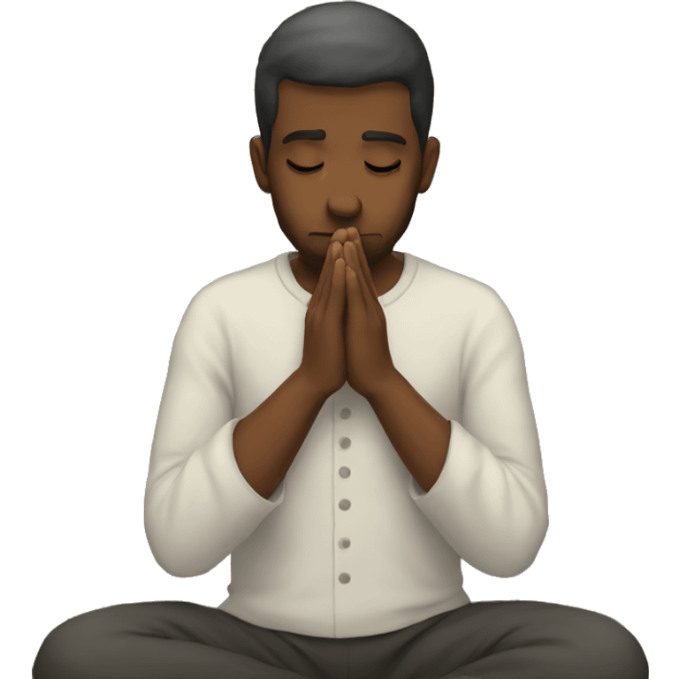 man praying emoji