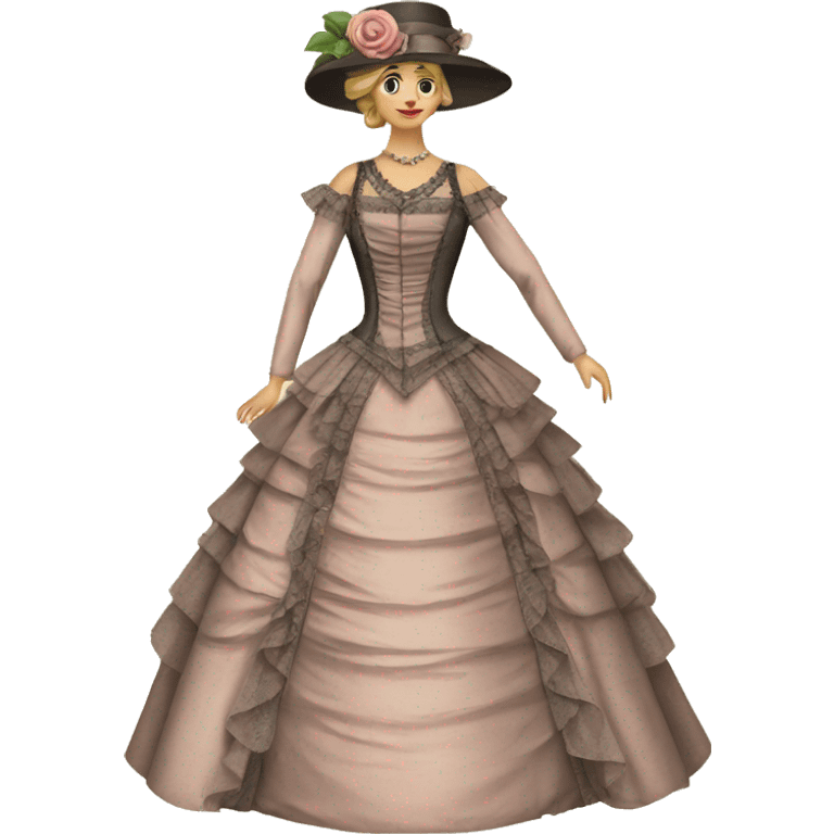 Victorian dress gown emoji