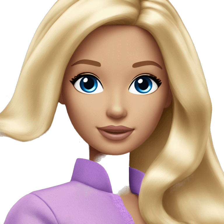 barbie blue eyes blond hair emoji