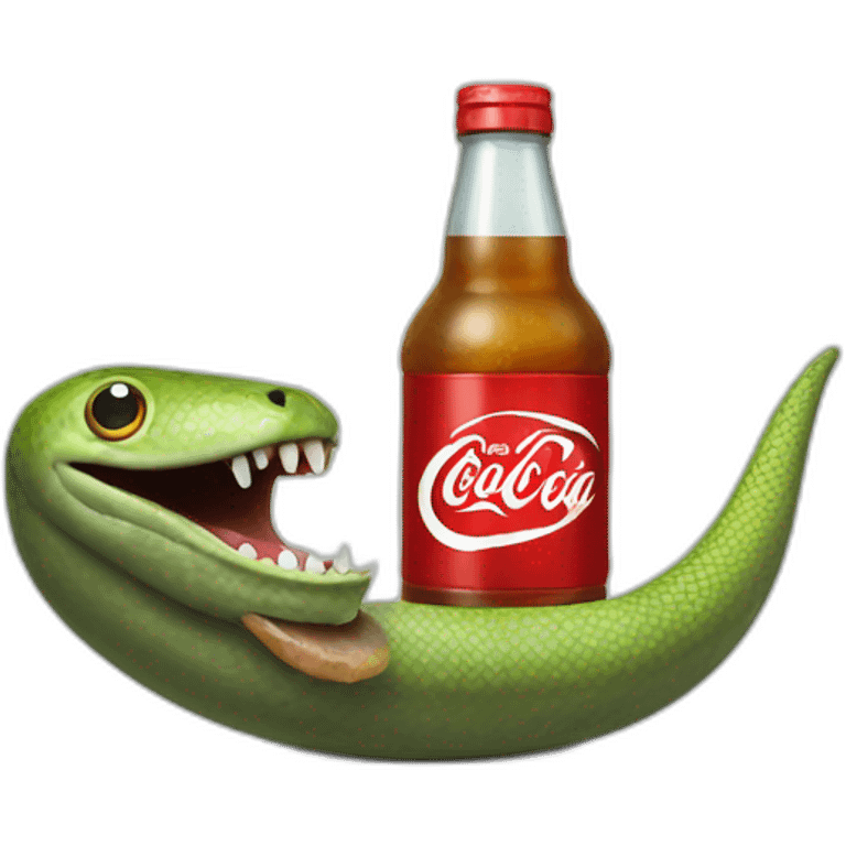 Moray drink a coca emoji