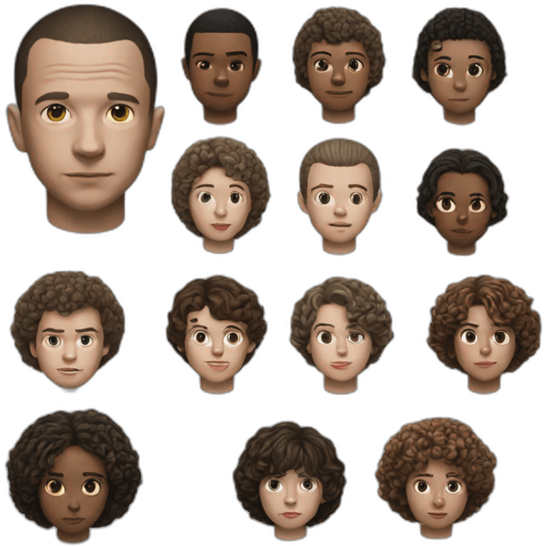 Eleven de stranger things emoji