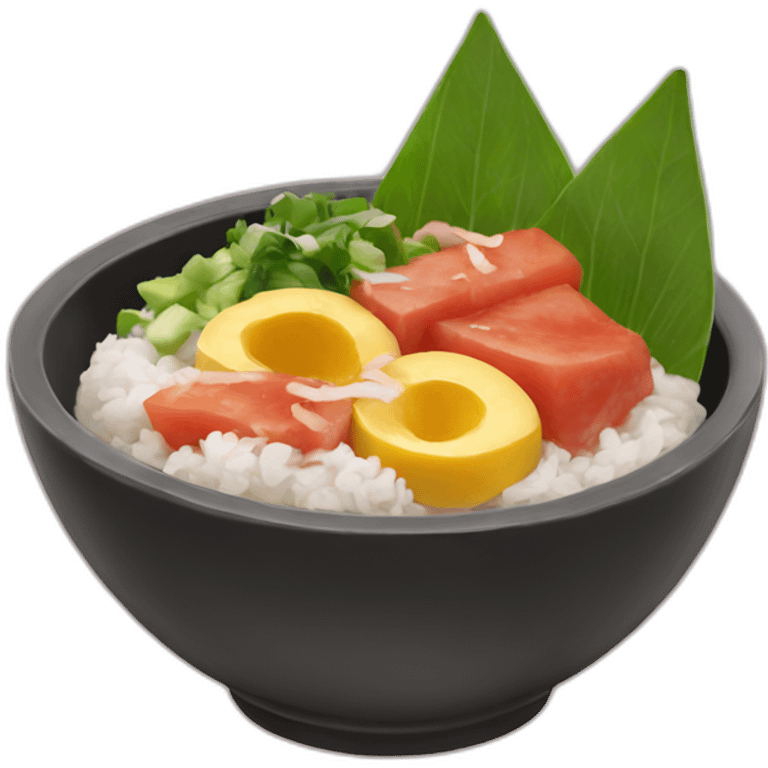 poke bowl emoji