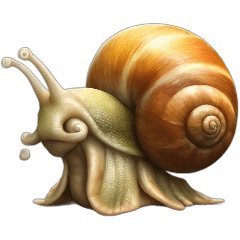 bodybuilder snail emoji