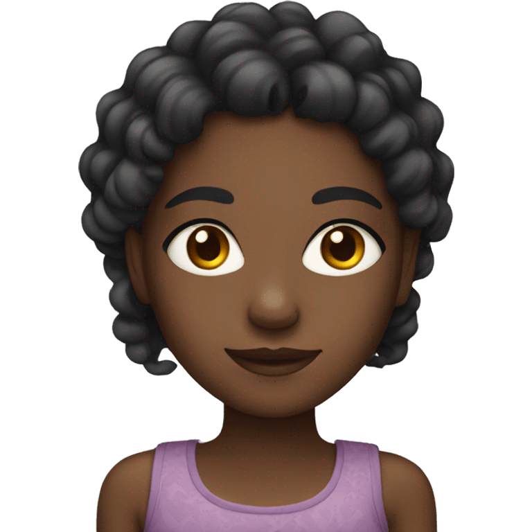 Pretty black girl emoji