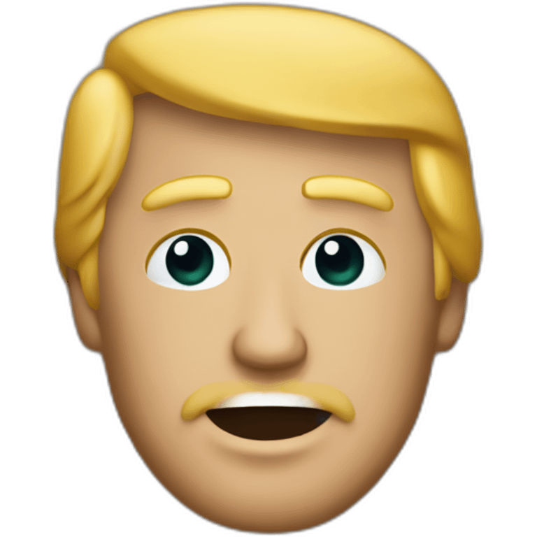 Trump en bois emoji