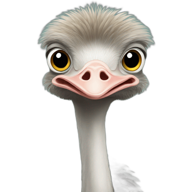 ostrich emoji