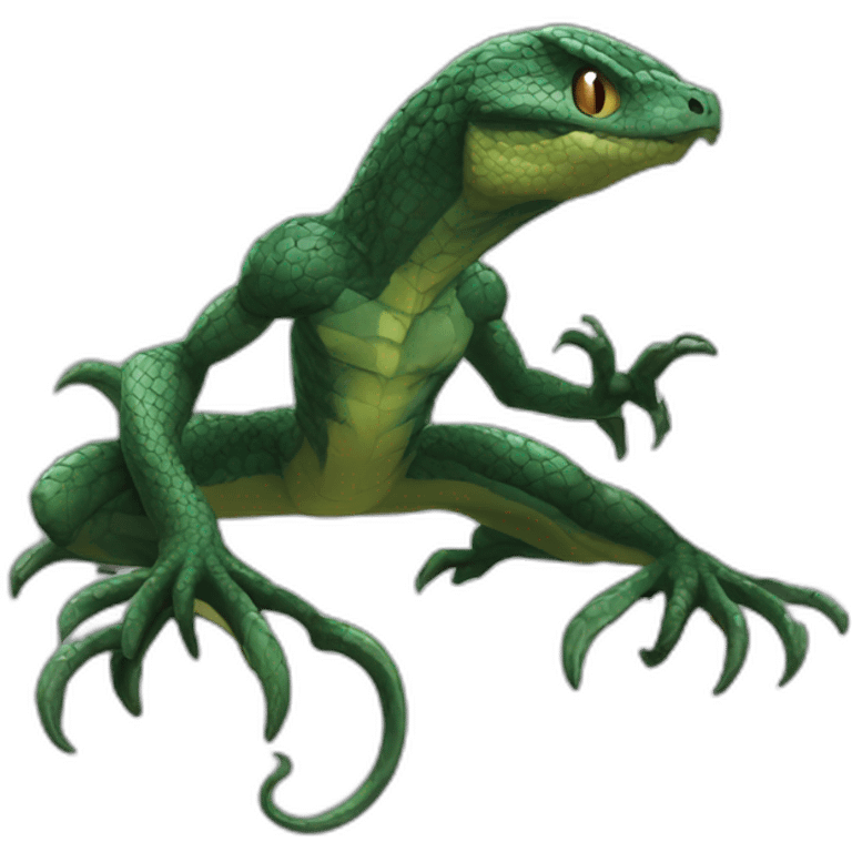 Reptile  venom symbiont emoji