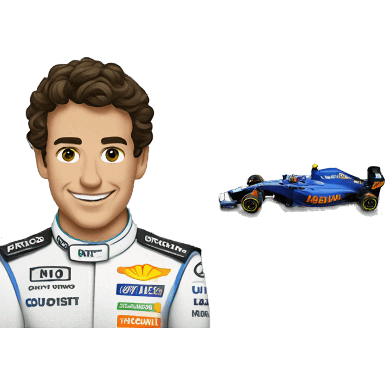  F1 miami circuit with Lando Norris  emoji