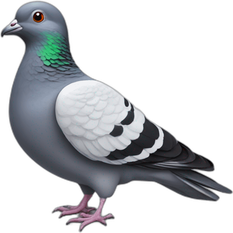 male pigeon emoji