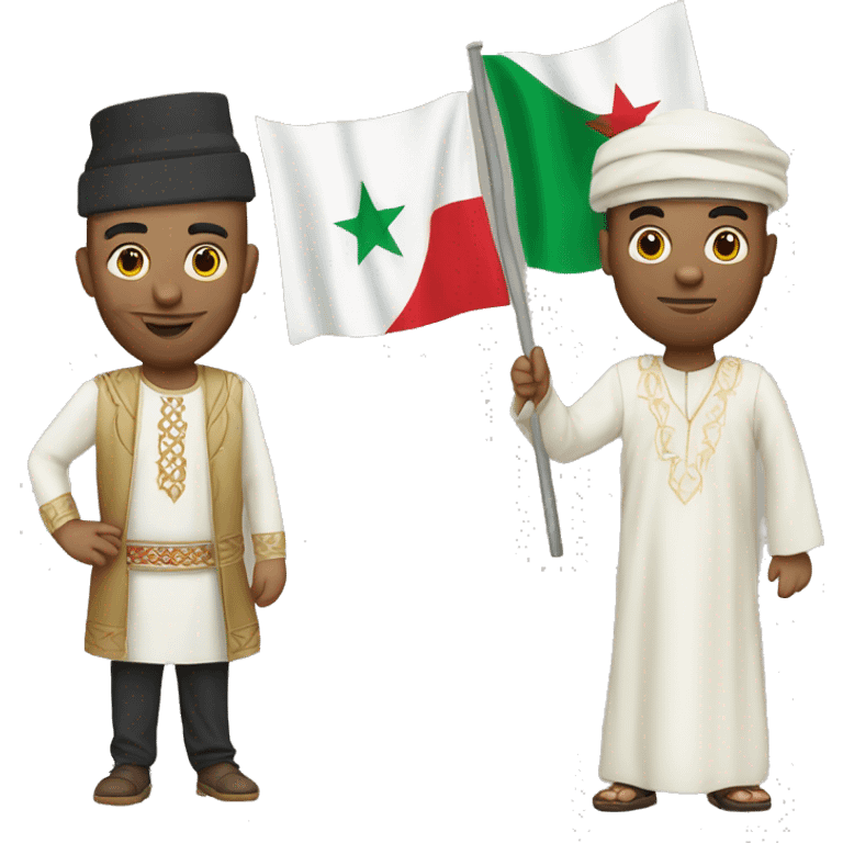 Marocco and algeria emoji