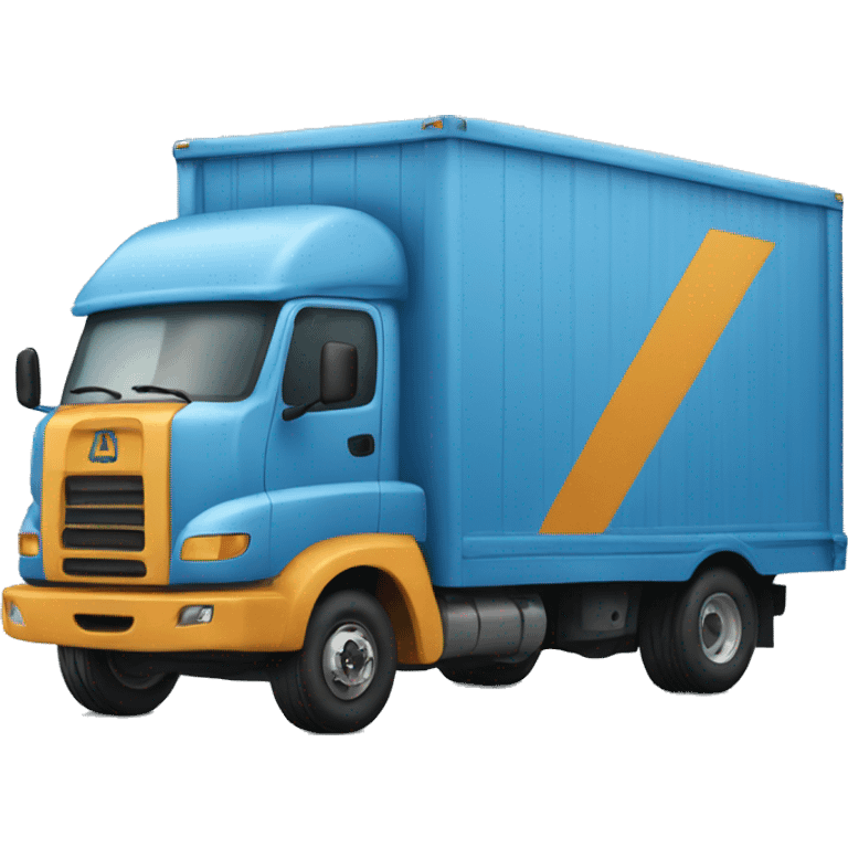 Blue amazon truck emoji