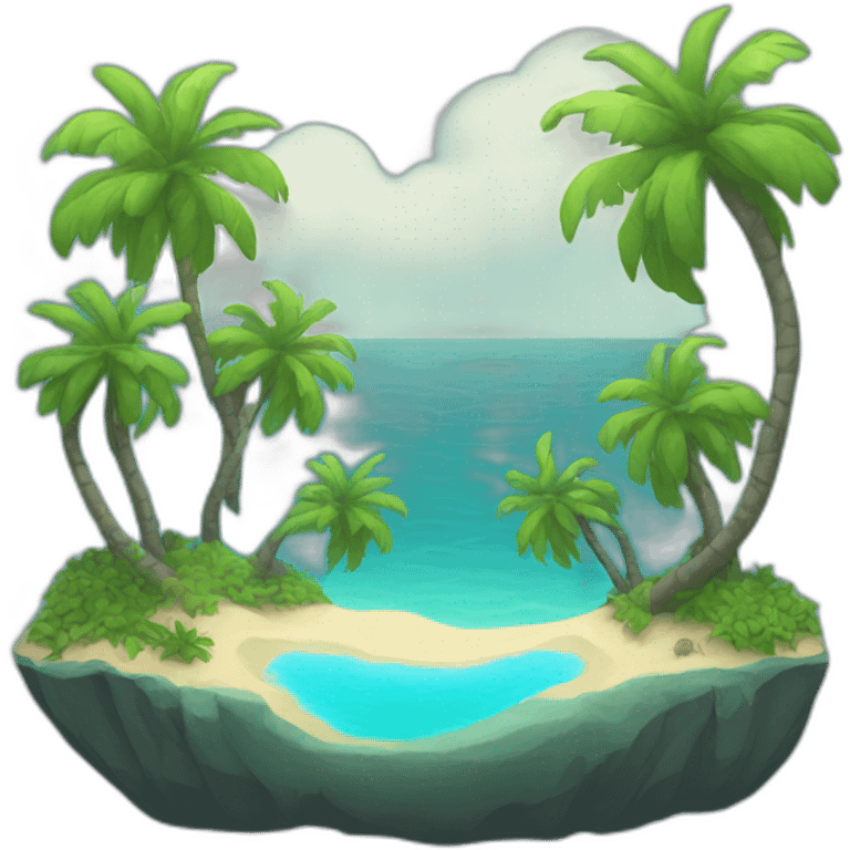 Synthetic Shores Island emoji