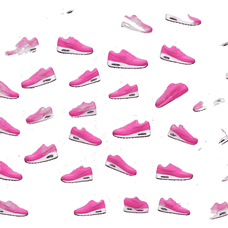 Pink apple air maxs  emoji