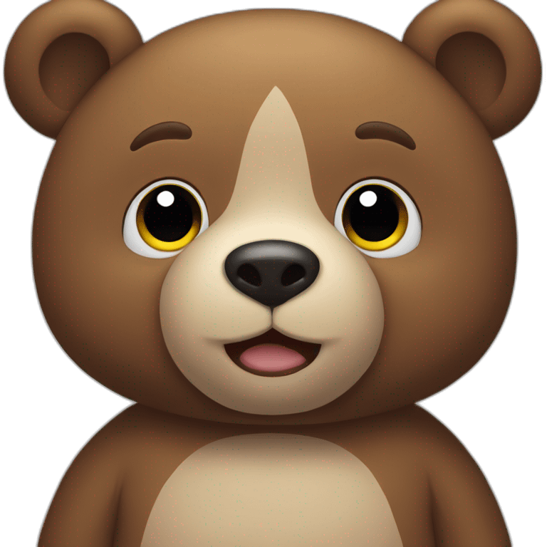 Chubby bear  emoji