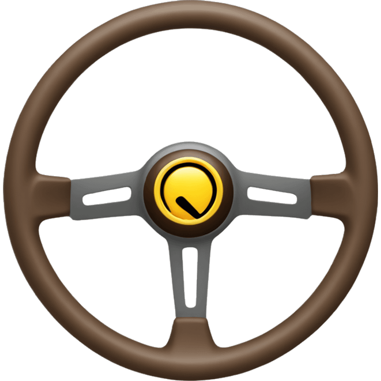 Hunadi car steering wheel  emoji