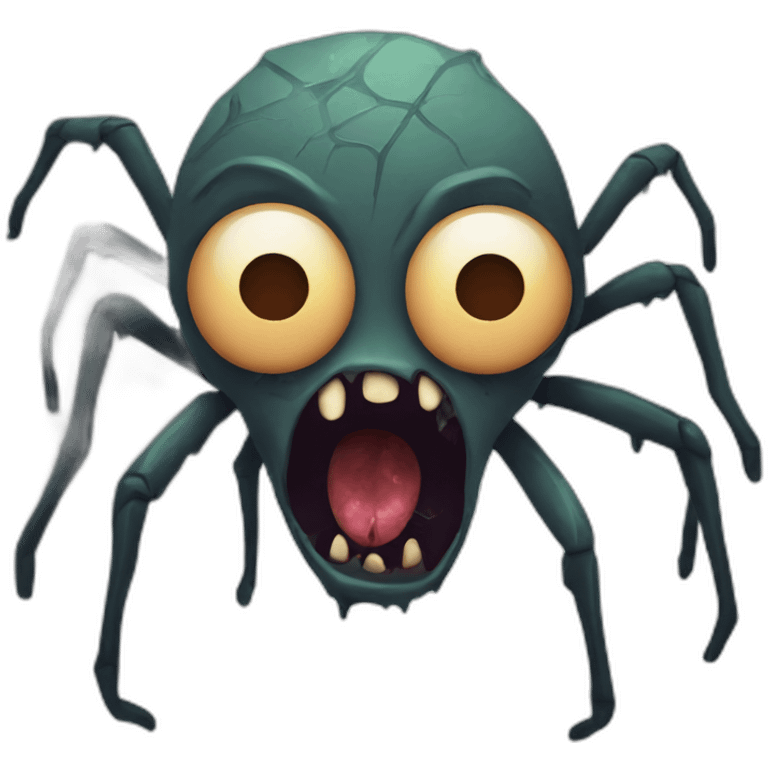 zombie spider emoji