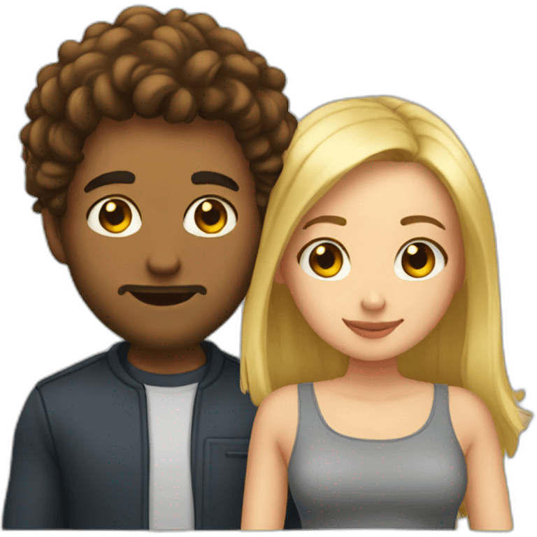 Myself and my bf emoji