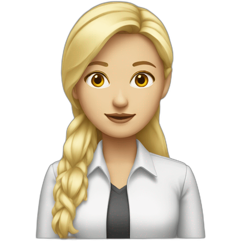 blonde-girl-programmer-boss emoji