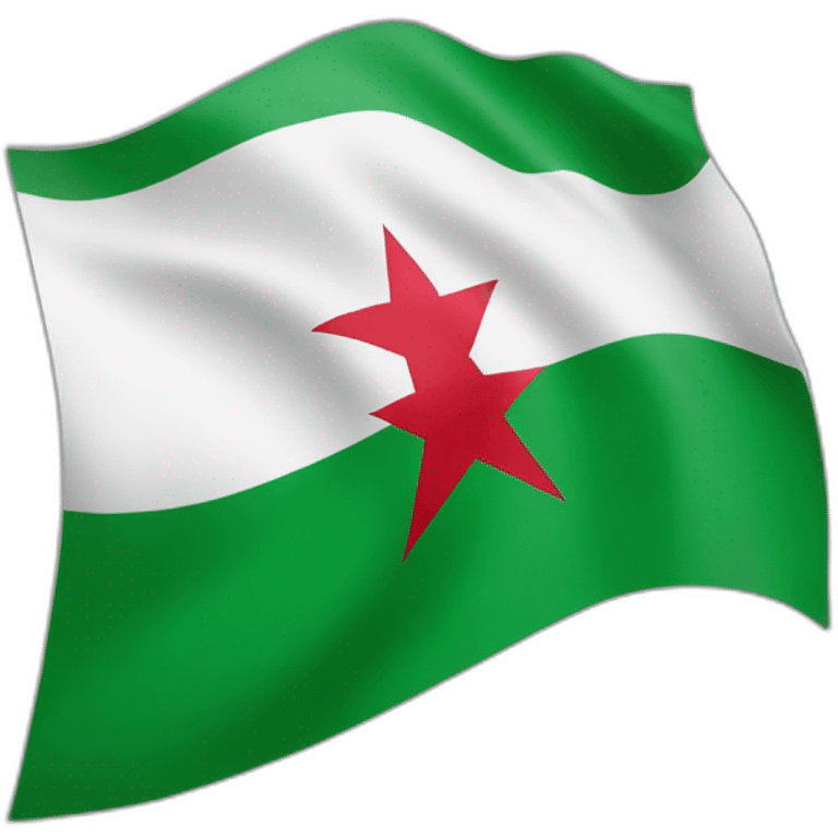 Drapeau Algérie mélanger avec drapeau togo emoji