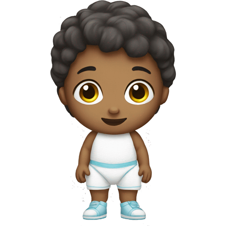 Little boy wearing diaper  emoji