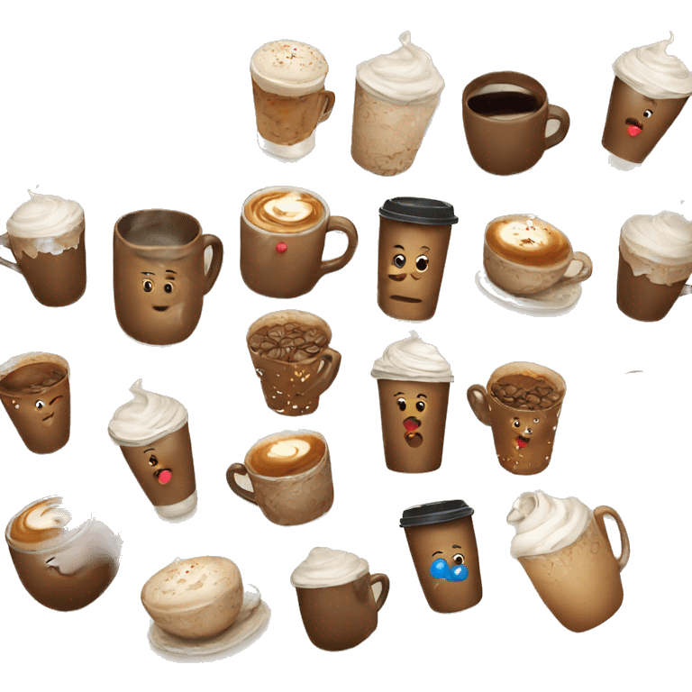 Christmas coffe emoji