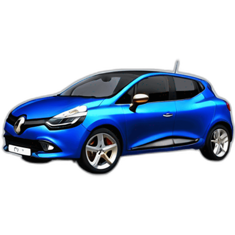 renault clio 2 renault sport blue emoji