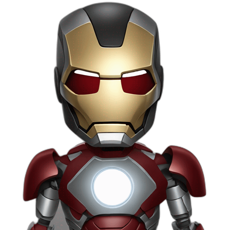 iron man with arm´s cross emoji