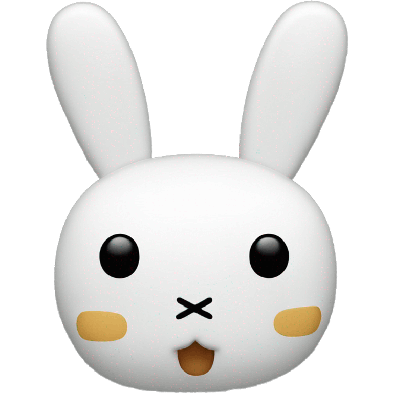 miffy with x mouth emoji