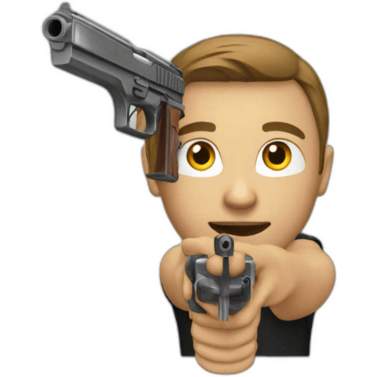 Sport pistol shooter  emoji