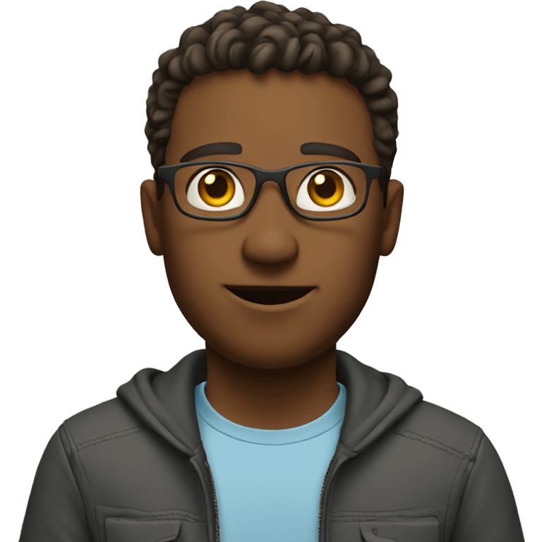 Smart tech guy emoji