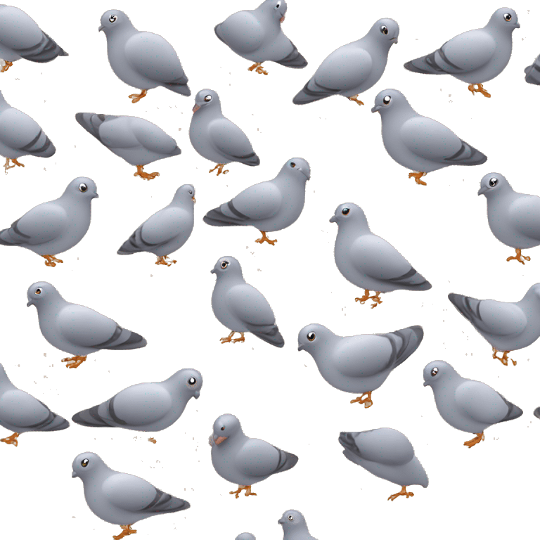 pigeon bagel emoji