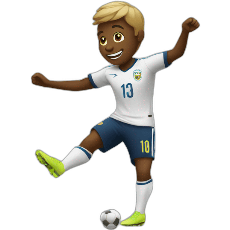 Soccer Player dancing emoji