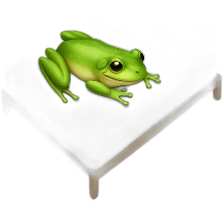 Frog sleep emoji