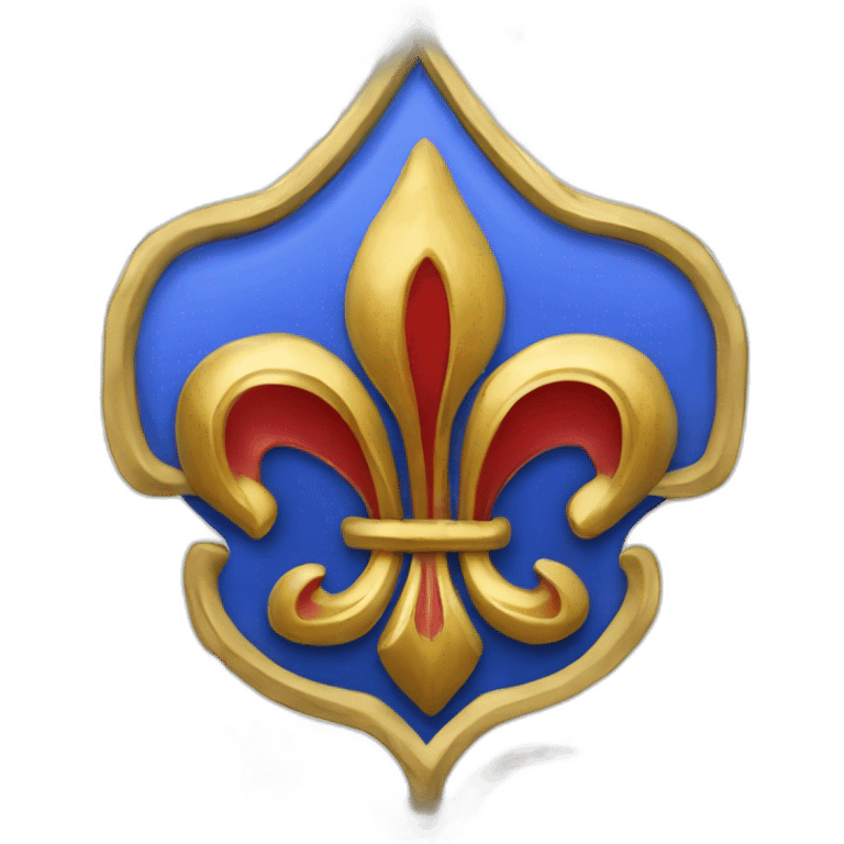 étendard royaume de france fleur de lys emoji