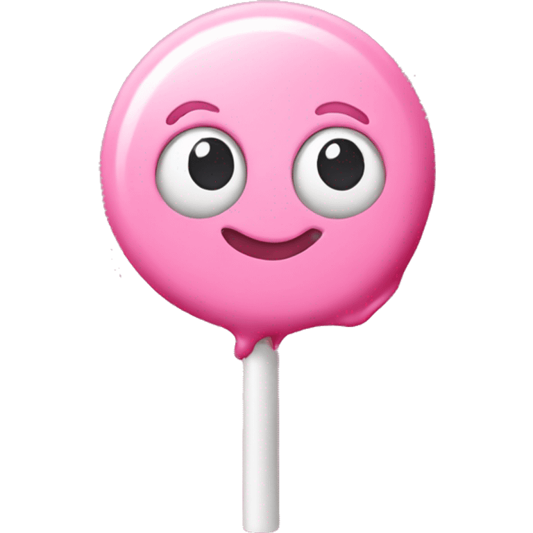 Pink lollipop  emoji