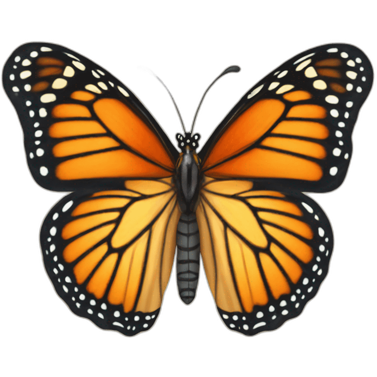 beautiful monarch butterfly emoji