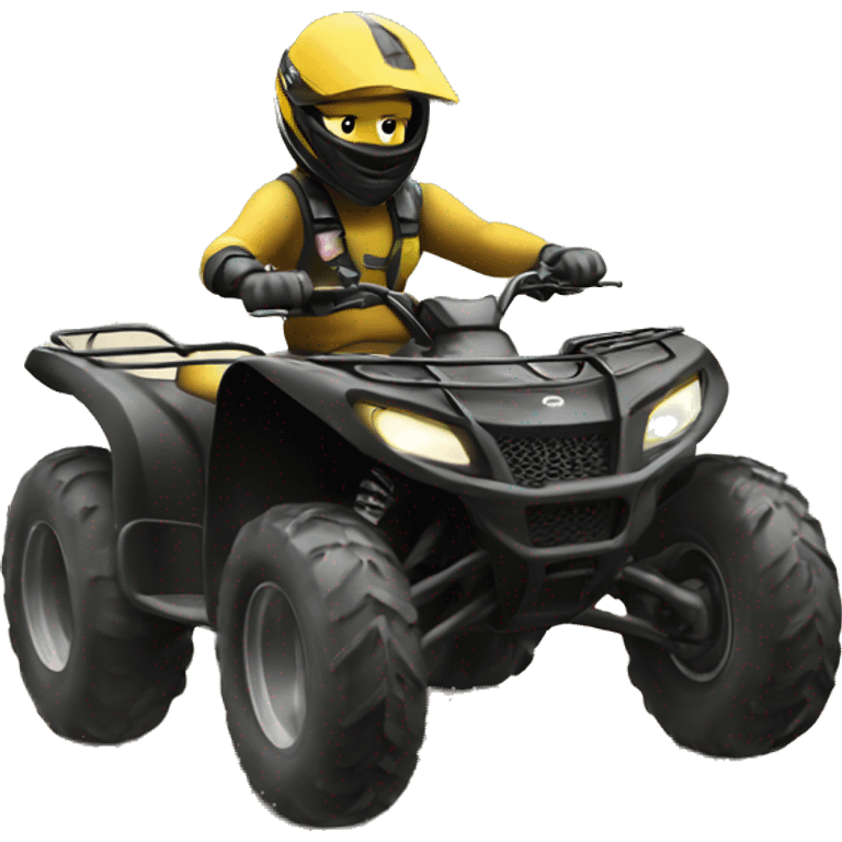 Atv doing a wheelie emoji