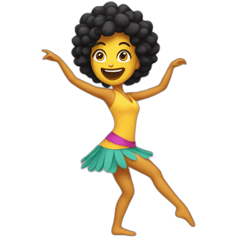 Chica bailando emoji