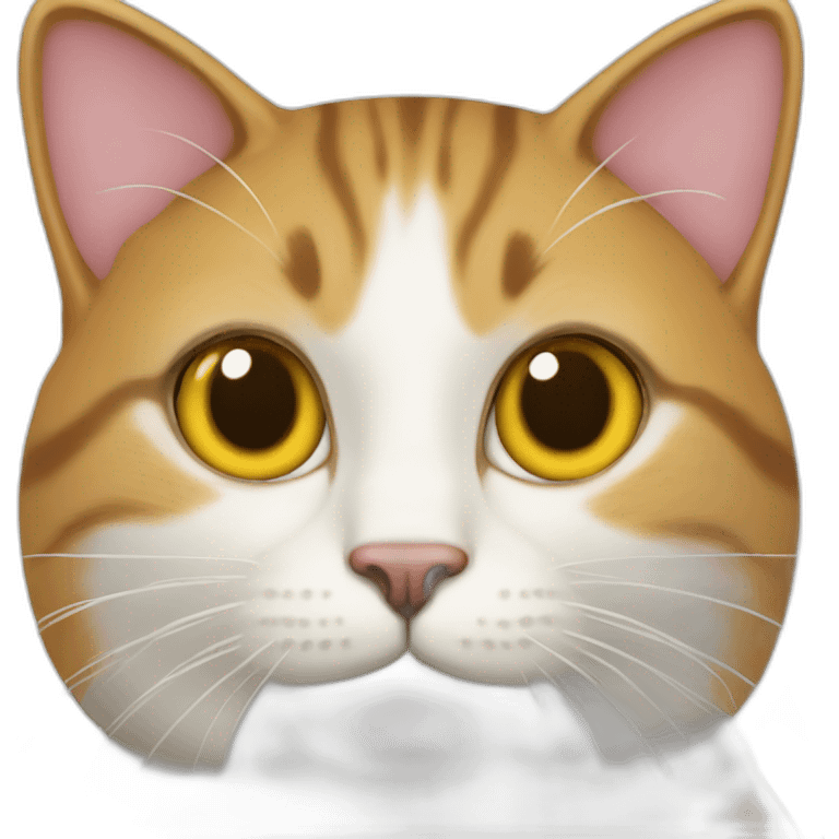 Un cat sur un chien emoji