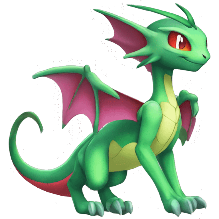 Anthro Cool Edgy Legendary Colorful Shy Shiny Fakemon-Pokémon-Genesect-Flygon-Fantasy-Creature With Full Body Detailed High Quality emoji