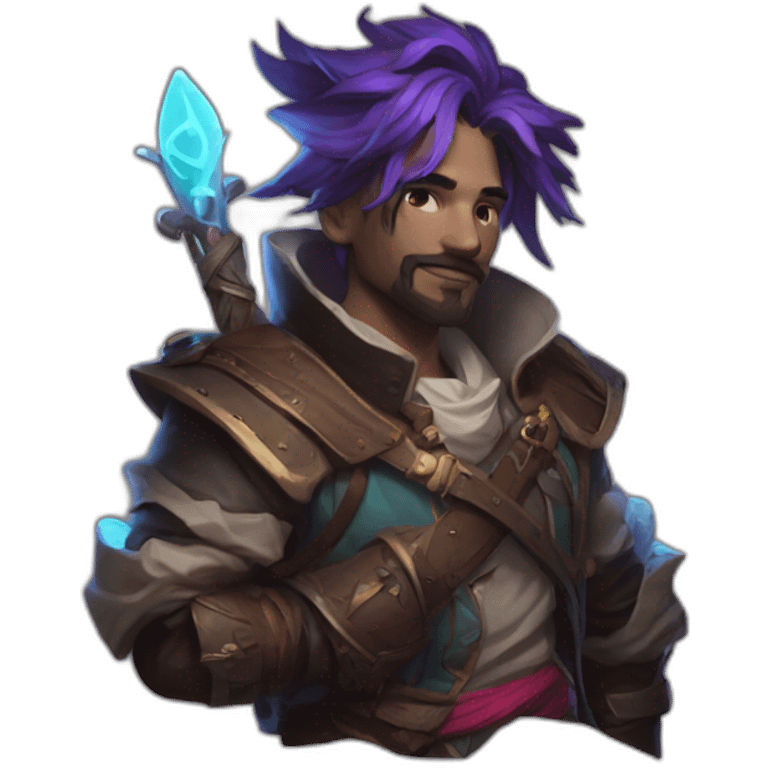 bard from league of legend cyberpunk emoji