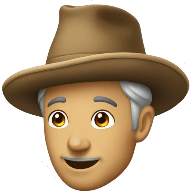 Chapeau des malhonnête  emoji