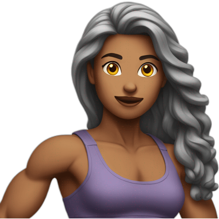 muscular woman emoji