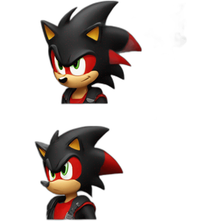 Shadow the Hedgehog emoji